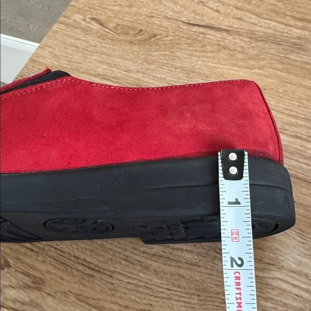 Mephisto Women’s Cool Air Breathable Red Suede Leather Loafers Slip-On Size 7.5 - Picture 14 of 14